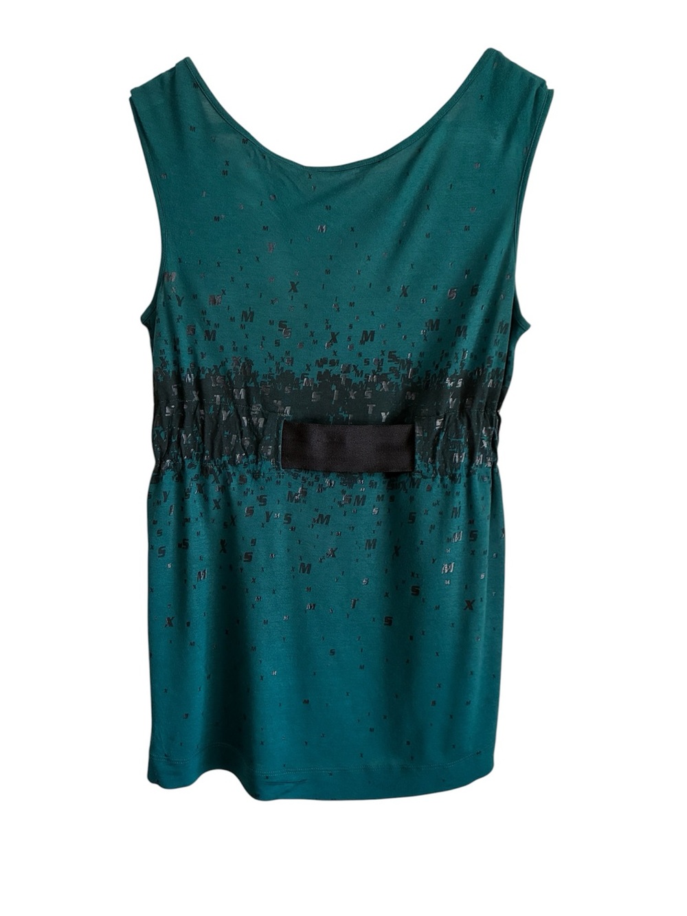 Miss Sixty Women's y2k Green & Black Tank Top Size Medium